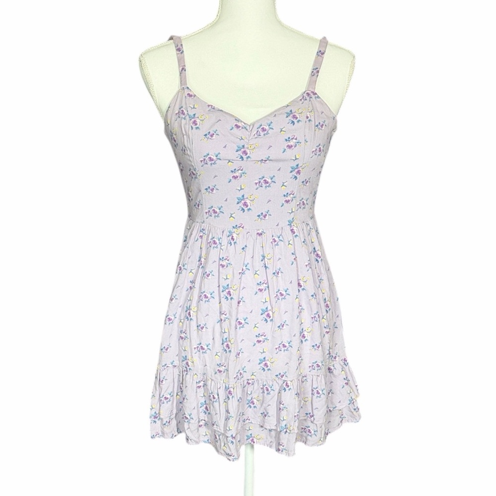 Hollister Floral Lavender Sundress size XS